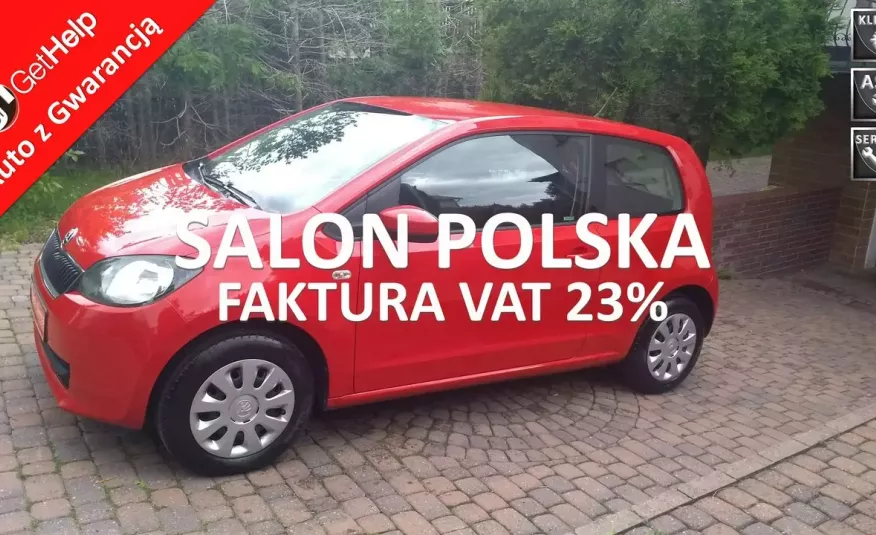 Skoda Citigo 16900 netto Salon PL Klima Serwis ASO VAT1A F.VAT 23% 75KM zdjęcie 