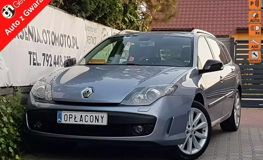 Renault Laguna 2.0 16V, XENON+Bixenon-Skrętny, Nawigacja, Skóra, Serwis 2020r, Klimatronic zdjęcie 