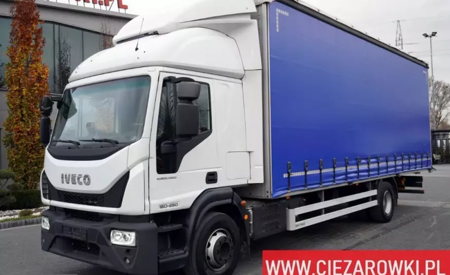 Iveco Eurocargo ML160E25 , E6 , 20 EPAL , dmc 16 ton , retarder , przesuwny dach , łóżko , ACC , firanka , plandeka , 20 palet zdjęcie 