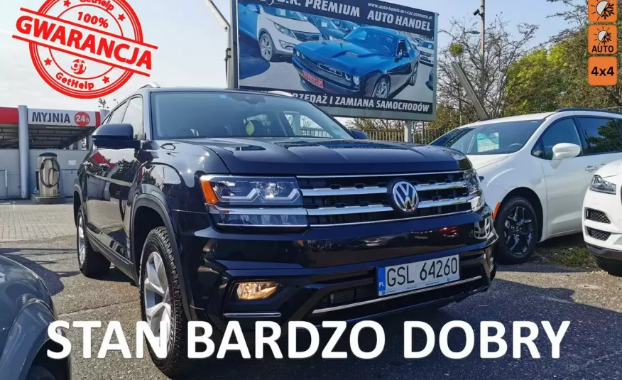 Volkswagen Teramont 3.6 V6 280 KM, 4x4, Skóra, Kamera, Bluetooth, Grzane Fotele, FULL LED zdjęcie 