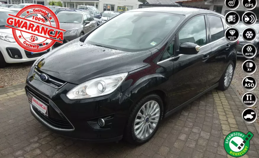 Ford C-Max 2.0TDCI 140KM Skóry Klimatronic 121tysKM Alufelgi Książka Serwis Zamia zdjęcie 