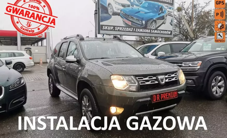 Dacia Duster 1.6 Benzyna + LPG 105 KM, Nawigacja, Bluetooth, Klimatyzacja, Alufelgi zdjęcie 