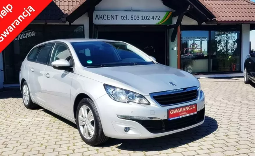 Peugeot 308 SW Bezwypadkowy + pełny serwis + oryginał lakier + gwarancja zdjęcie 