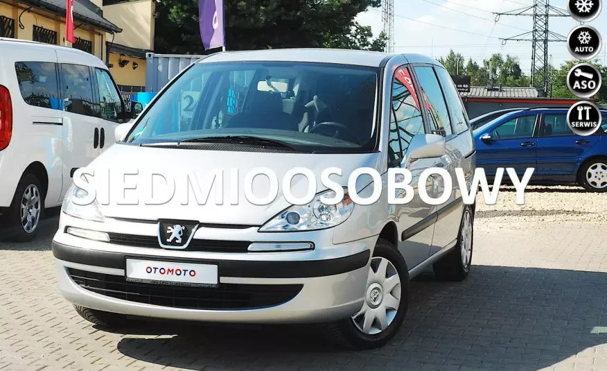 Peugeot 807 2.0 140KM 7 osobowy HAK Klimatronic LED Z Niemiec TOP STAN zdjęcie 