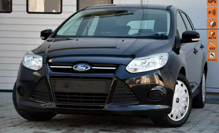 Ford Focus Czarny Zarejestrowany 1.6TDCI ECOnetic Start/Stop Serwis Navi Gwara zdjęcie 