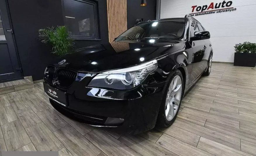 BMW 520 e61 nowy rozrząd manual navi gwarantowany przebieg BEZWYPADKOWA FILM zdjęcie 