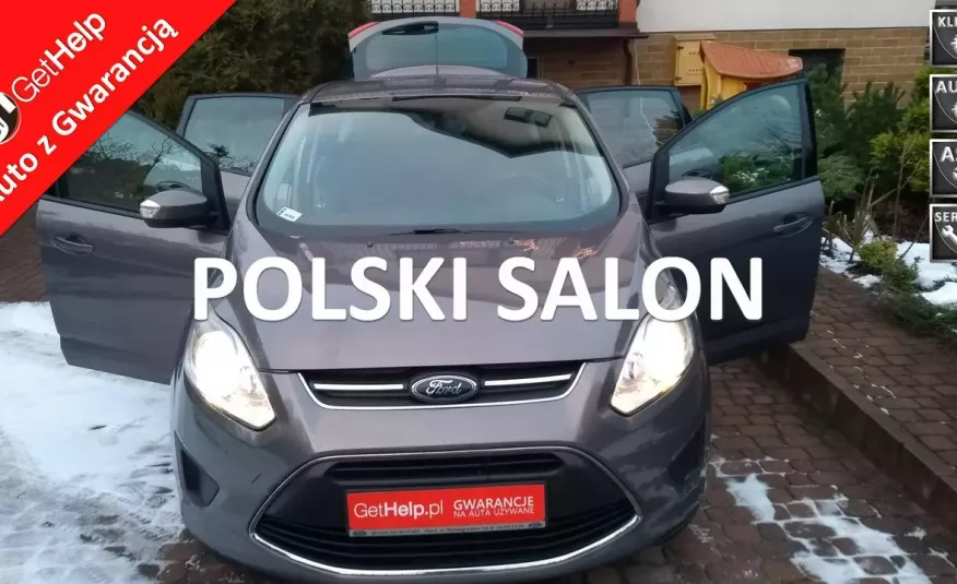 Ford C-Max Salon PL 1.6 Duratec Ti-VCT 125KM Serwis ASO Podgrzewana szyba Climatr zdjęcie 