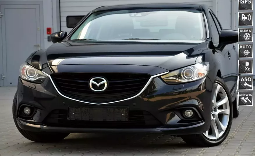 Mazda 6 Czarna Opłacona 2.2D Gtm-Line Serwis Kamera Bose Navi Xenon zdjęcie 