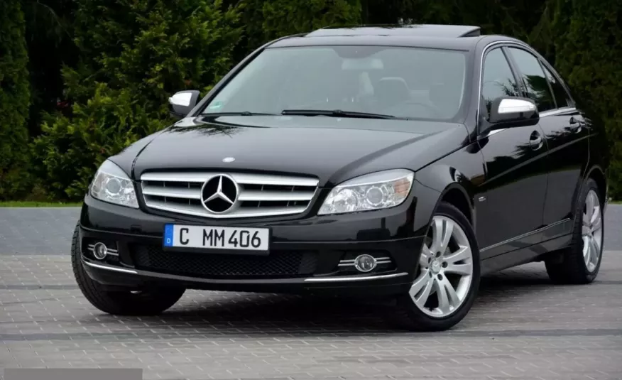 Mercedes C 180 1.8 Kompressor Avantgarde Szyberdach Skóry Navi Alu 17"ASO zdjęcie 