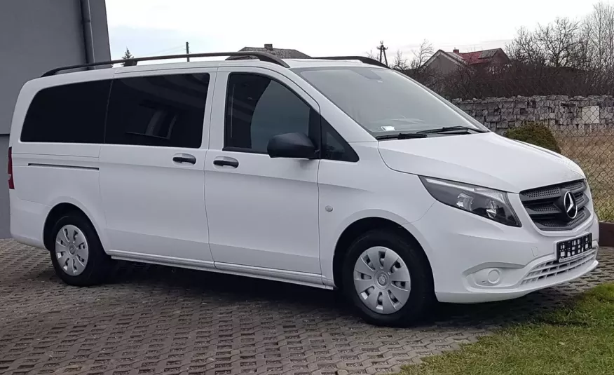 Mercedes Vito 8 OSÓB DŁUGI KLIMA KRAJOWY I-WŁAŚCICIEL TEMPOMAT FAKTURA VAT 23%. zdjęcie 
