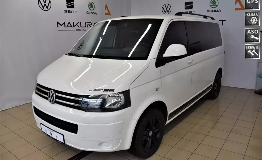 Volkswagen Transporter Edition 25, 8 miejsc, Klima, Navi, Alu 18", Doinwestowany, relingi, zdjęcie 