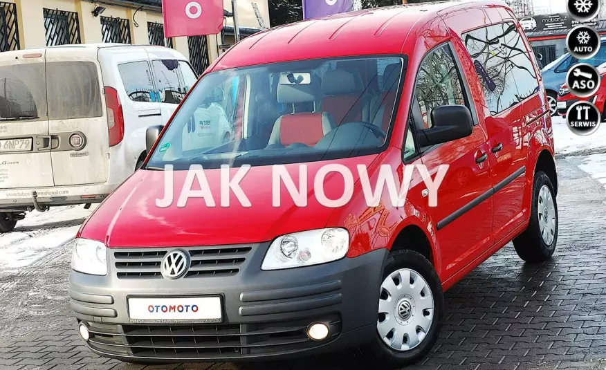 Volkswagen Caddy 1.4 MPI 80KM Klima CD Radio Halogeny 5 osobowy drzwi przesuwne Z NIEMI zdjęcie 