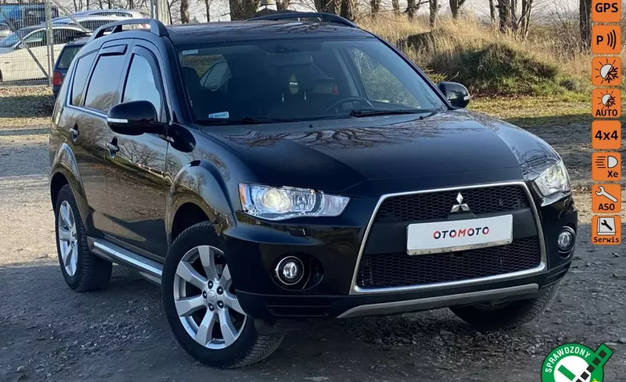 Mitsubishi Outlander Raty bez Bik i KRD 2.4 LPG 7 Osób.4x4, NAVI.124tys km serwis, Salon PL zdjęcie 