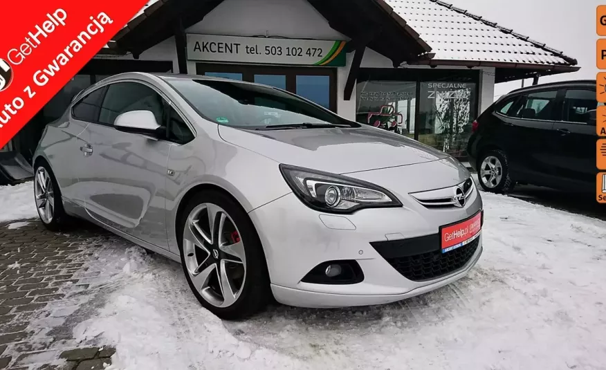 Opel Astra GTC - OPC pakiet+serwis+niski przebieg+roczna gwarancja GetHelp. zdjęcie 