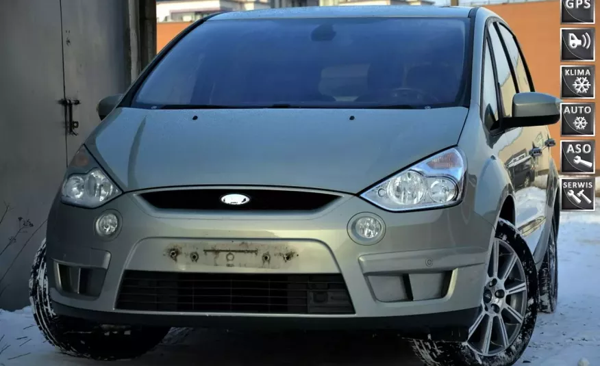 Ford S-Max Opłacony 2.0i 16V Serwis Navi Convers+ 7Foteli Wentyle Pamięci zdjęcie 