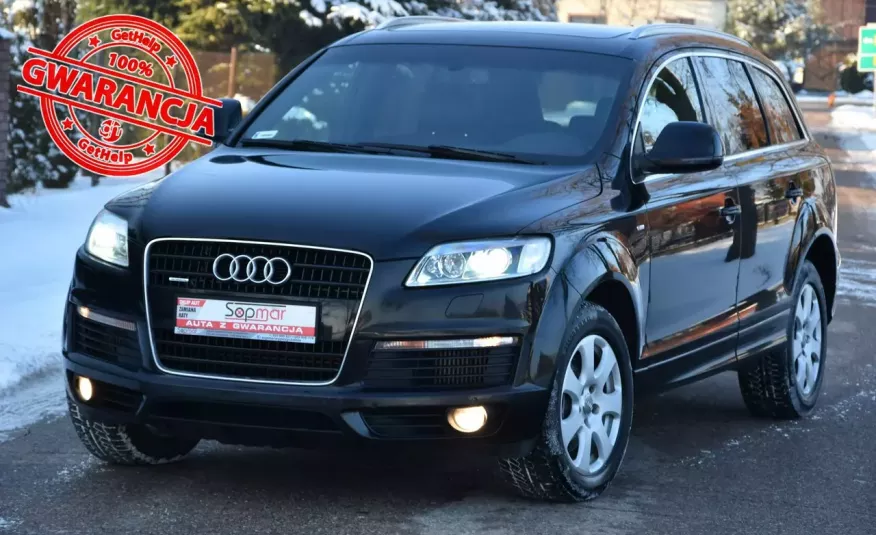 Audi Q7 Quattro V8 4.2TDi 326KM 2008r. 2xS-line Panorama Xenon BOSE Kamera zdjęcie 