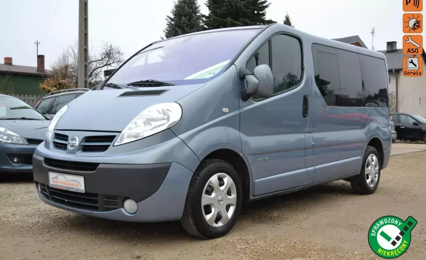 Nissan Primastar 9 Os. TOUR 2.0 DCI 115KM Podgrz.Fotele Trafic zdjęcie 