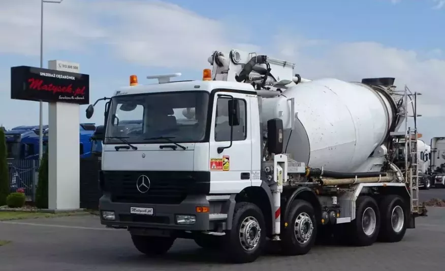 Mercedes ACTROS 3235 / POMPOGRUSZKA / BETONIARKA LIEBHERR + POMPA PUTZMEISTER PUMI 21.67 / PILOT / zdjęcie 