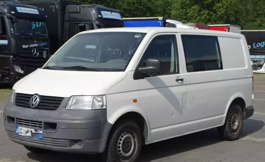 Volkswagen TRANSPORTER T5 / BLASZAK / 2.5 TDI / 130 KM / SKRZYNIA 6 / KLIMA / SPROWADZONY / zdjęcie 1
