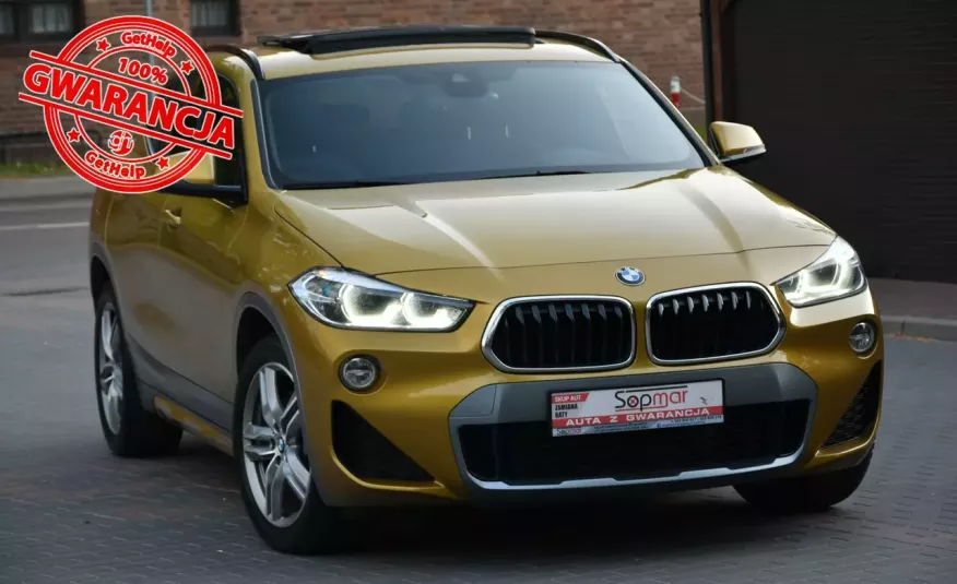 BMW X2 XDrive28i 231KM 2018r. Mpakiet X Kamera HUD Panorama LED Skóra zdjęcie 