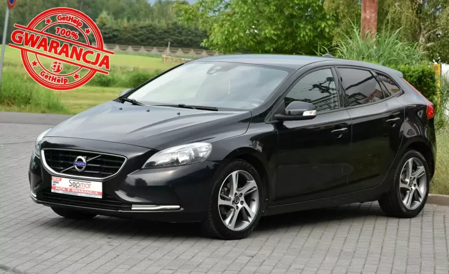 Volvo V40 1.6Diesel Manual 2014r. TEMPOMAT Isofix Czujniki BEZWYPADEK Oryginał zdjęcie 