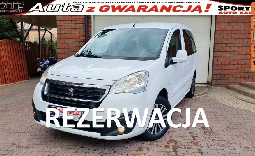 Peugeot Partner 1.6 BHDI 100 KM, SALON PL, I WŁ, Tempomat F.vat23%, Gwarancja, Leasing zdjęcie 
