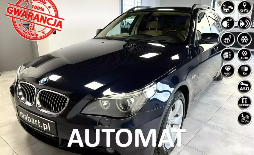 BMW 530 530d 231KM Automat Bi- Xenon Pakiet SPORT Duża Navi Alu Head UP Radar zdjęcie 