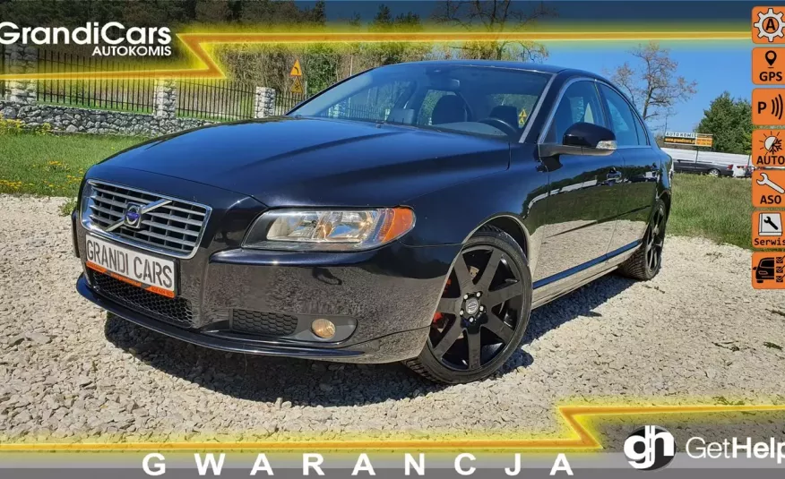 Volvo S80 2.5T 200KM # Automat # Skóra # Navi # Parktronic # Super Stan zdjęcie 