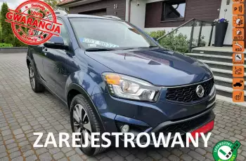SsangYong Korando Kremowe Skóry Navi Zarejestrowany Kamera