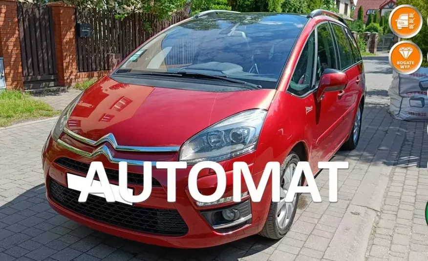 Citroen C4 Grand Picasso 2.0 HDi Exclusive, 163 KM, automat, panorama, skóra, klimatronik, NAVI zdjęcie 