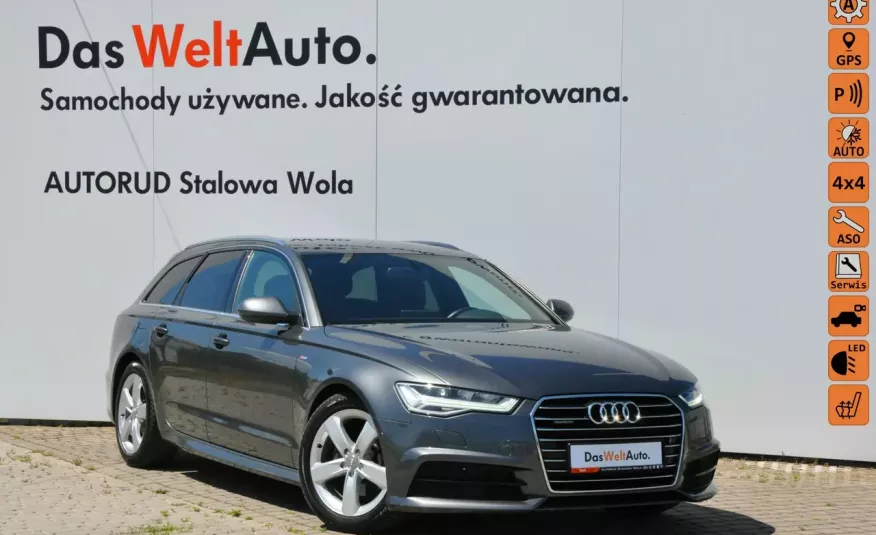 Audi A6 2.0TDI 190KM Quattro S-tronic S-line Kamera El.Klapa Skóra Gwar. FV23 zdjęcie 