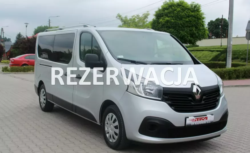 Renault Trafic LONG 9-Osobowy 1.6/125KM Relingi Klimatyzacja Czujniki Cofania zdjęcie 
