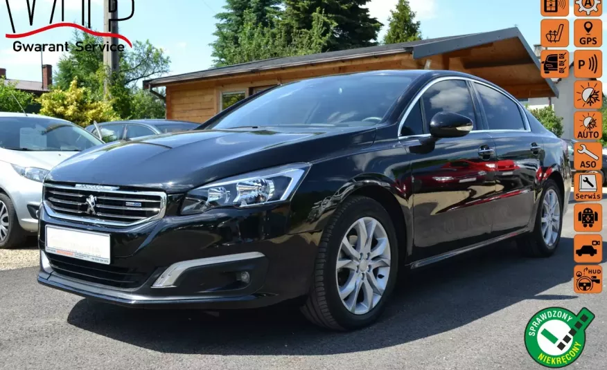 Peugeot 508 Climatronic HeadUP Zadbany LED Podgrz. Fotele Kamera Cofania zdjęcie 