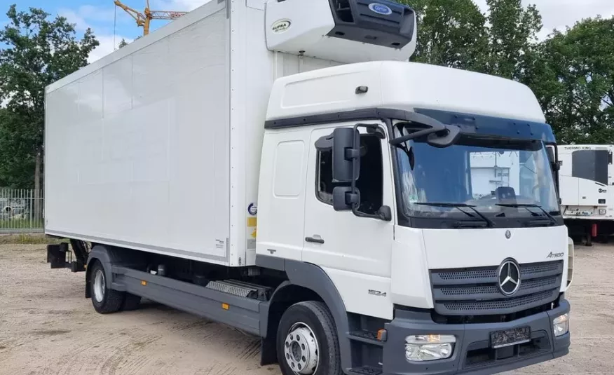 Mercedes ATEGO 1524 chłodnia mroźnia winda z Niemiec Perfekcyjny stan carrier thermo king 2017 zdjęcie 