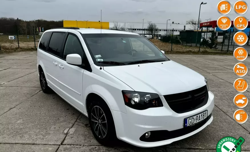 Dodge Grand Caravan 3.6iv6+gaz 7os. skóry navi el.fotele chowane pod.kierownica 1r.gwaranc zdjęcie 