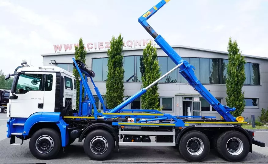 MAN TGS 35.400 8x4 Hakowiec HYVA LIFT 32.56 SE zdjęcie 