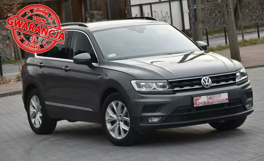 Volkswagen Tiguan 2.0TDi 150KM Manual 2018r. SALON Full LED 2xPDC 3xClimatronic g.fotele zdjęcie 