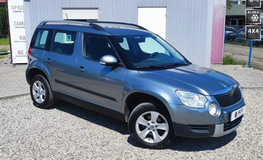 Skoda Yeti 2.0 TDi 110KM 4x4 Klima-Alus Mozliwa Zamiana Zarejestrowany w PL zdjęcie 
