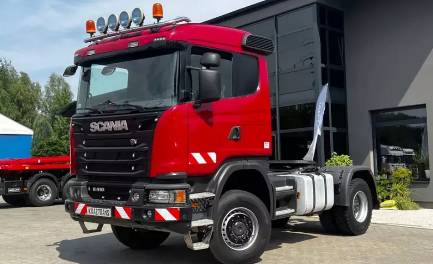 Scania G410 4x4 kabina sypialna hydraulika do wywrotu zdjęcie 