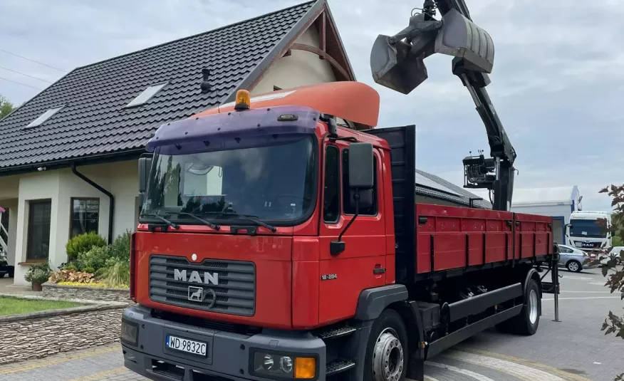 MAN 18.284 HDS HIAB 122B -2CL / Rotor Chwytak / Wywrot 2 stronny / Paka 6.1m zdjęcie 