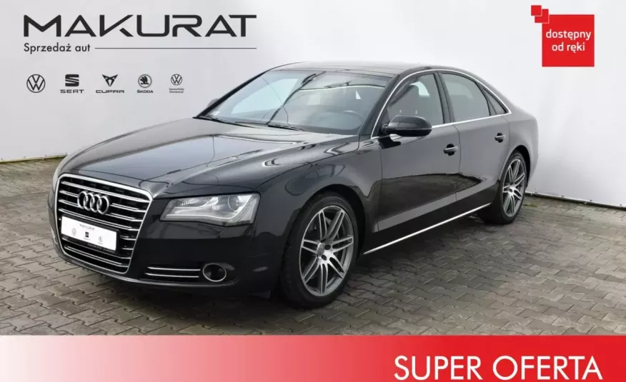 Audi A8 Vat Marża, Podgrz. i wentyl. fotele, Klima, Nawigacja, Podg.kier, Kamera zdjęcie 