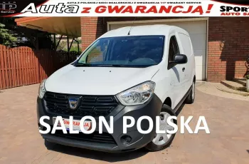 Dacia Dokker Van 1.6 SCE 102 KM LPG, Confort Salon PL, I WŁ F.vat23%, Leasing Zadbany
