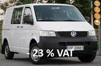 Volkswagen T5 krajowy, 1-właściciel, fa Vat, 5-osobowy,  do końca