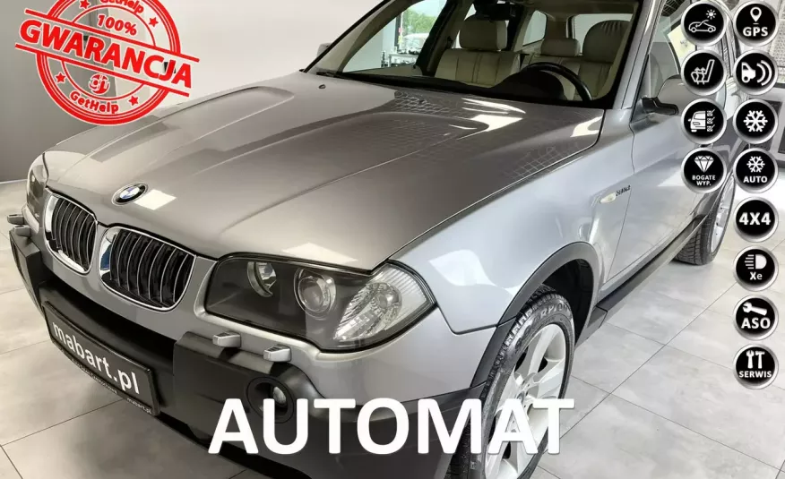 BMW X3 3.0d 205KM Sport Sitze Skóry NAVI Panorama ALU Xenon Z Niemiec zdjęcie 