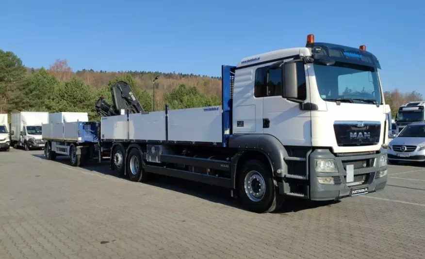 MAN TGS 26.400 6x2 HDS HIAB 144 BS-2 HIDUO Sterowanie Radiowe zdjęcie 