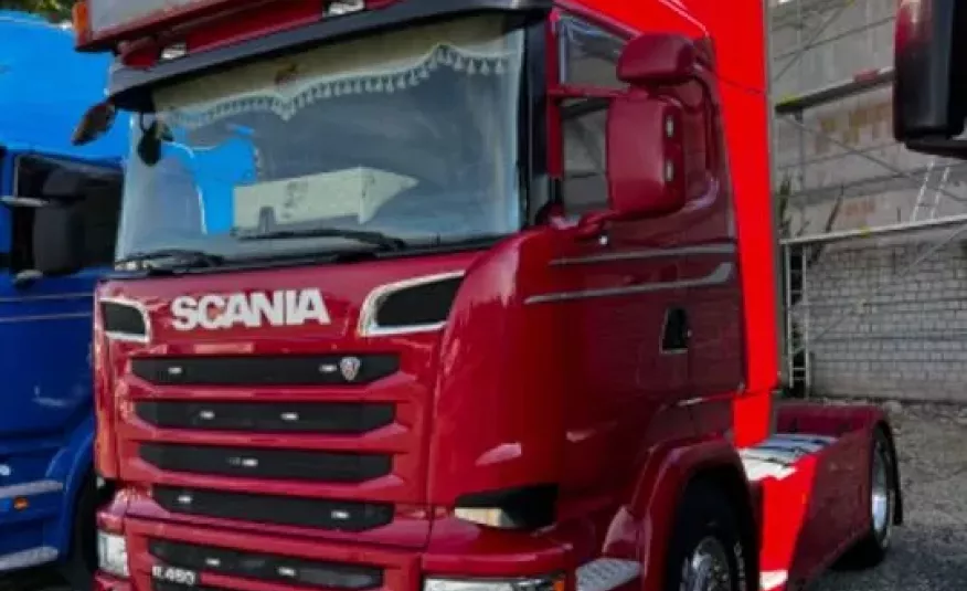 Scania R450 2017 full opcja skory wentylowane podgrzewane perfekcja zdjęcie 