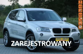 BMW X3 4x4, navi, parktronic, alu, zarejestrowany