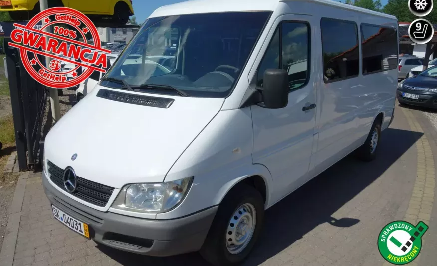 Mercedes Sprinter 2.2CDI 109KM Tachograf MAX długi 9-Osobowy Klimatyzacja Zadbany zdjęcie 