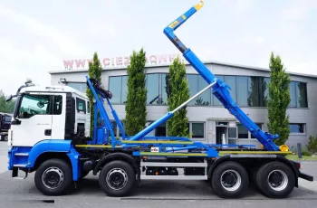MAN TGS 35.400 8x4 Hakowiec HYVA LIFT 32.56 SE