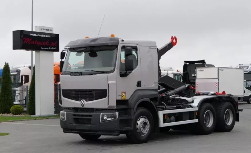 Renault PREMIUM LANDER 460 / 6X4 / HAKOWIEC DALBY SHM2 / / zdjęcie 